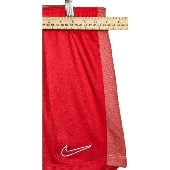 Nike Women's DRI-FIT Standard Fit Polyester Soccer Shorts Red large 00012 - Picture 6 of 8